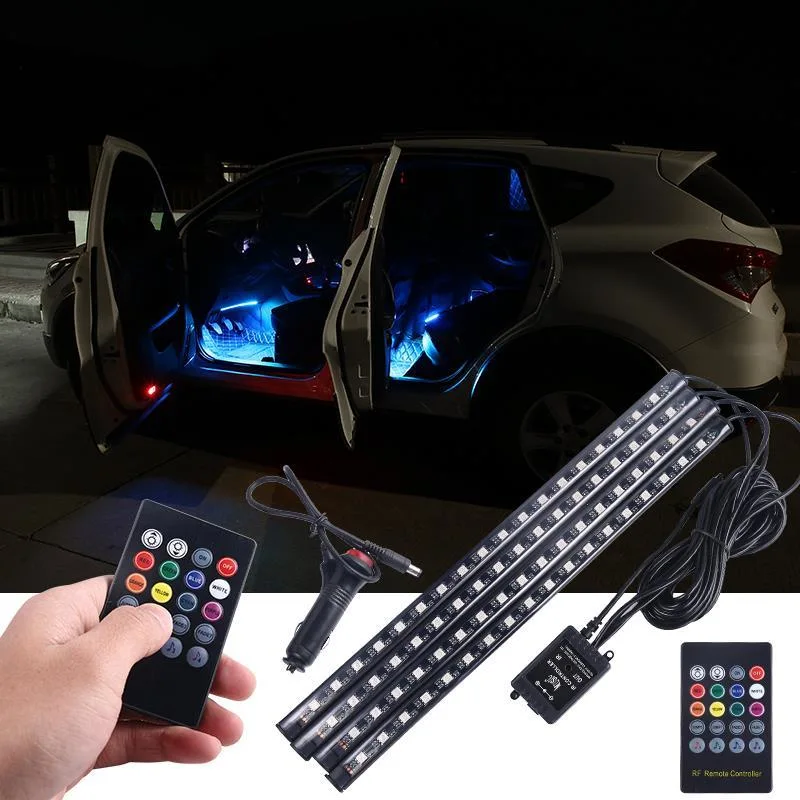 Colorful APP Control Car Interior Strip Light LED Foot Atmosphere Light Other Car Light Accessories