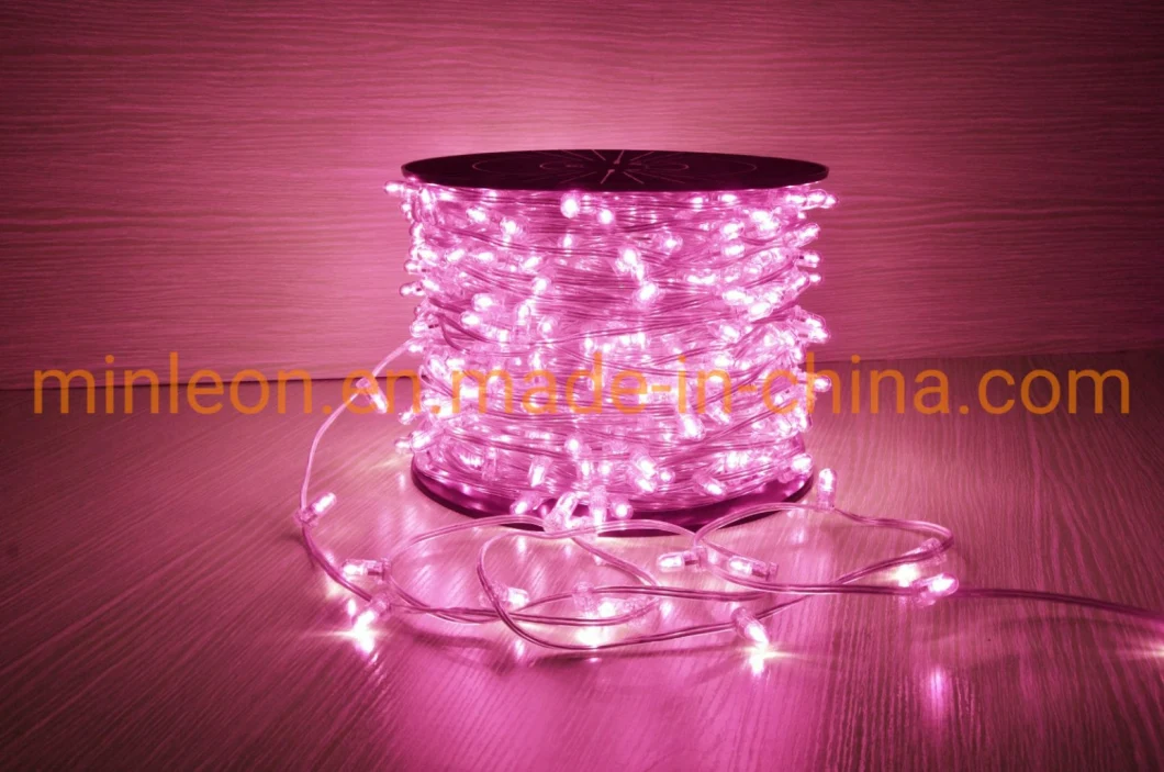 Pink LED Waterproof 12V Replaceable Outdoor LED Clip Light String Light