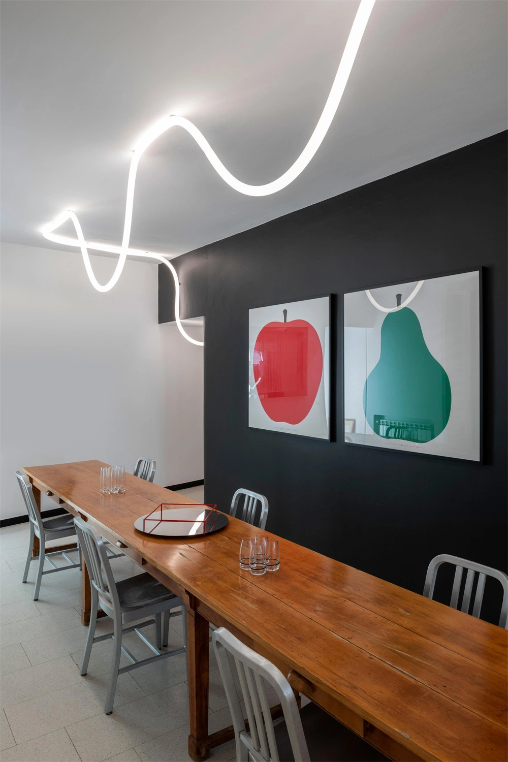 2022 Nordic Modern Minimalist Lines RGB Light Atmosphere Corner Lamp Study Bedroom Living Room Floor Lamp