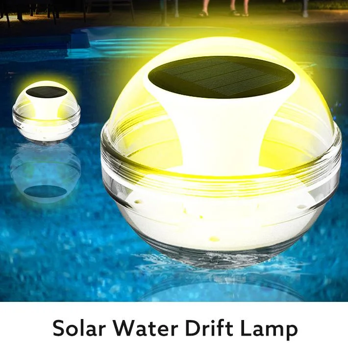Wholesale Outdoor Underwater Swimming Pool Decorative Lighting Colorful Waterproof LED Floating Lamp Hot Solar LED Floating Pool Light for Garden Decorative
