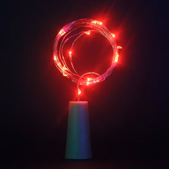 Illuminate Bottle Stopper LED Cork Light Blinking LED Bottle String Light