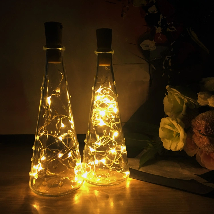 Cork Bottle Copper LED String Light for Decoration with Bottle Stopper