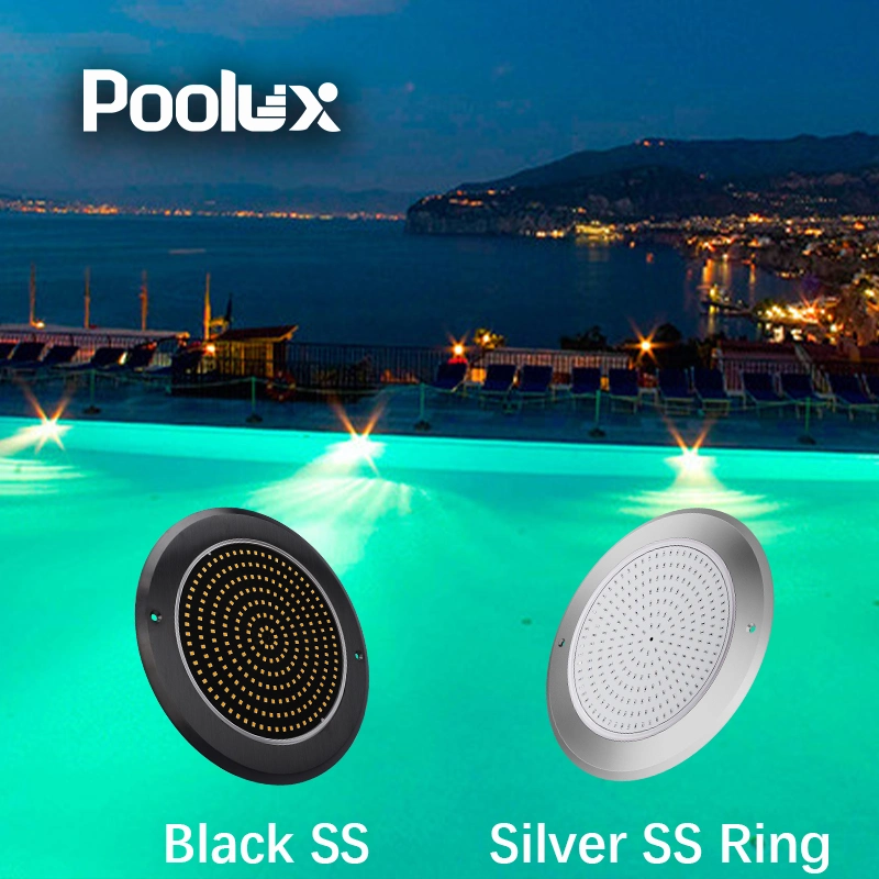 2023 Supler Slim 8mm 316ss Resin Filled WiFi Control LED Underwater Swimming Pool Light with Remote