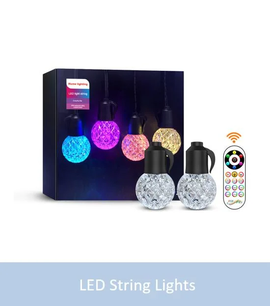 LED Star Photo Clip Postcard Wall Lamp Room Birthday Decorations String Light