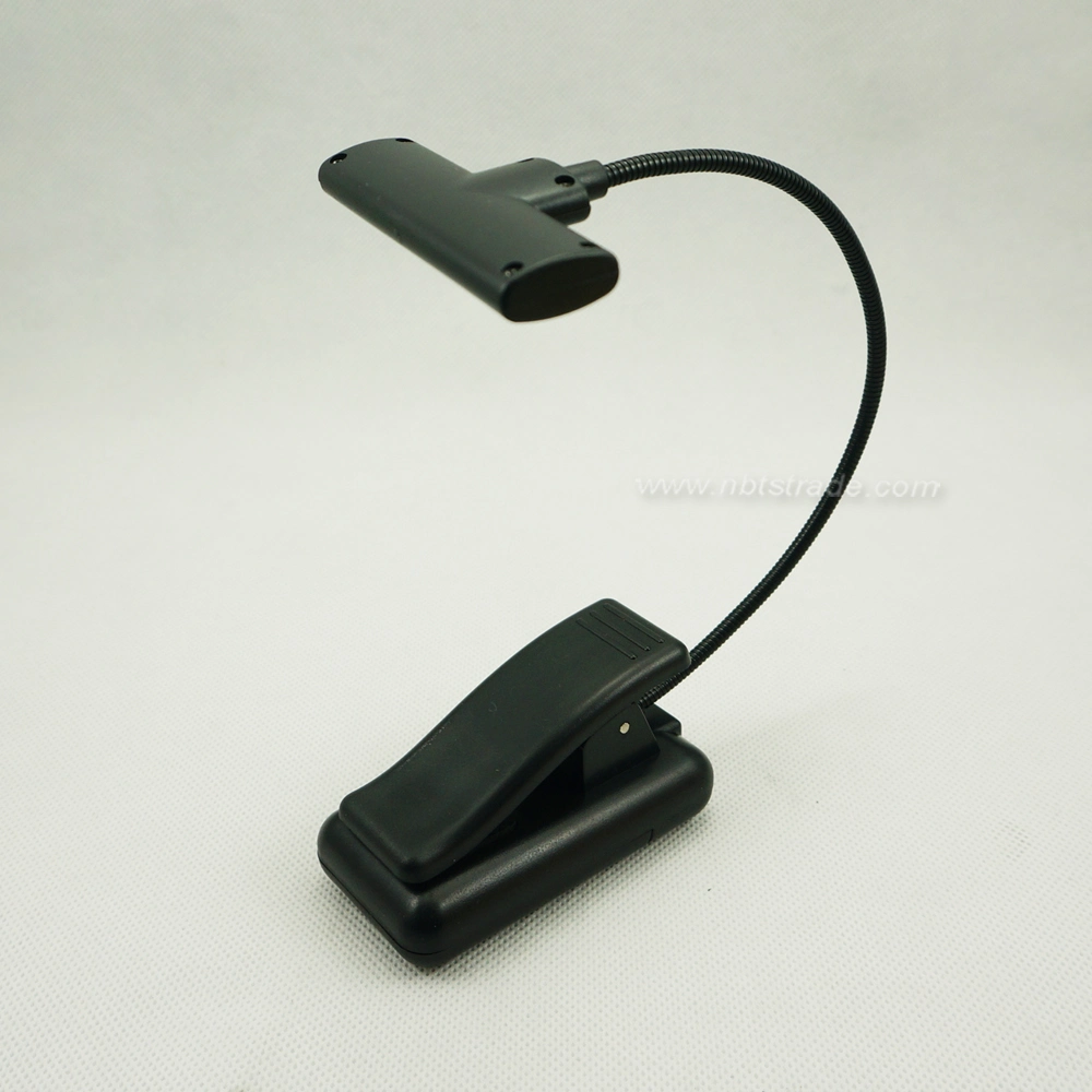 COB Clip on Book Light with Flexible Stem Reading Lamp