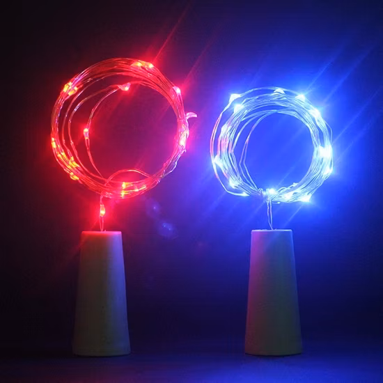 Illuminate Bottle Stopper LED Cork Light Blinking LED Bottle String Light