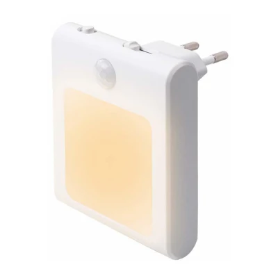 Plug in Motion Sensor Lights with Adjustable Brightness, Warm White Motion Activated LED Night Light