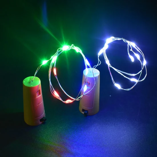 Illuminate Bottle Stopper LED Cork Light Blinking LED Bottle String Light