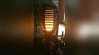 Hot Sale Solar Fire Cup Flame Balze Lawn Wall Decoration Lantern Lamp Light